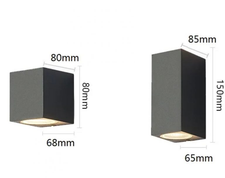 Multifunctional Waterproof Indoor Outdoor LED Wall Spotlight Light