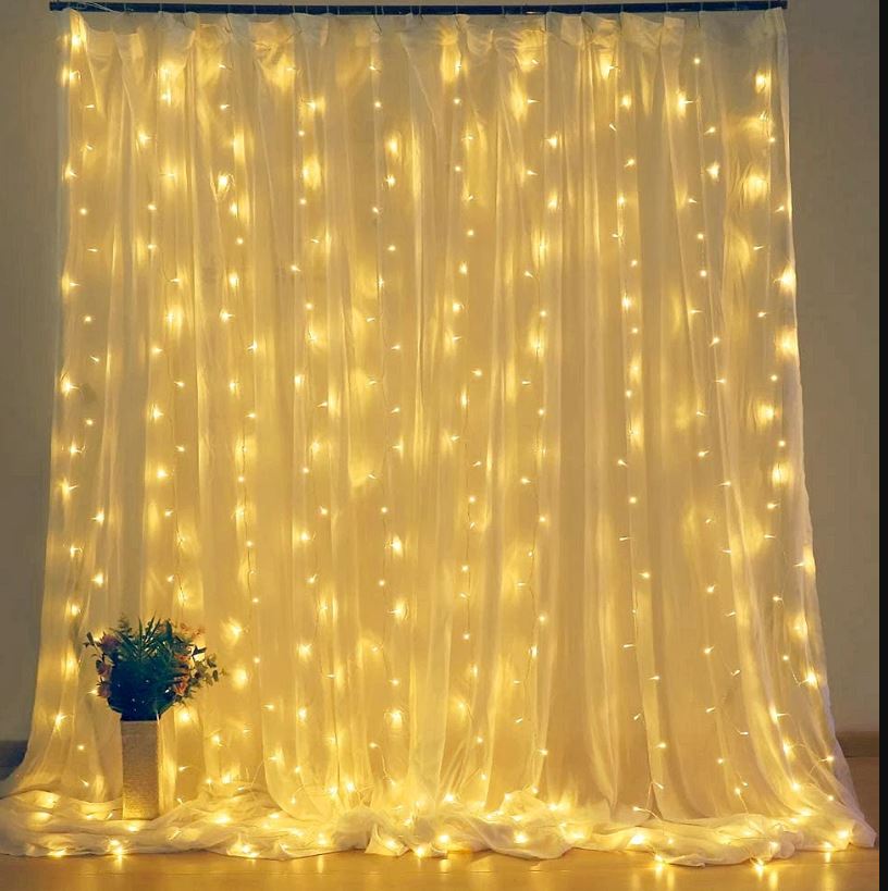 Buy 3MX3M = 300LED Curtain String Garland Light