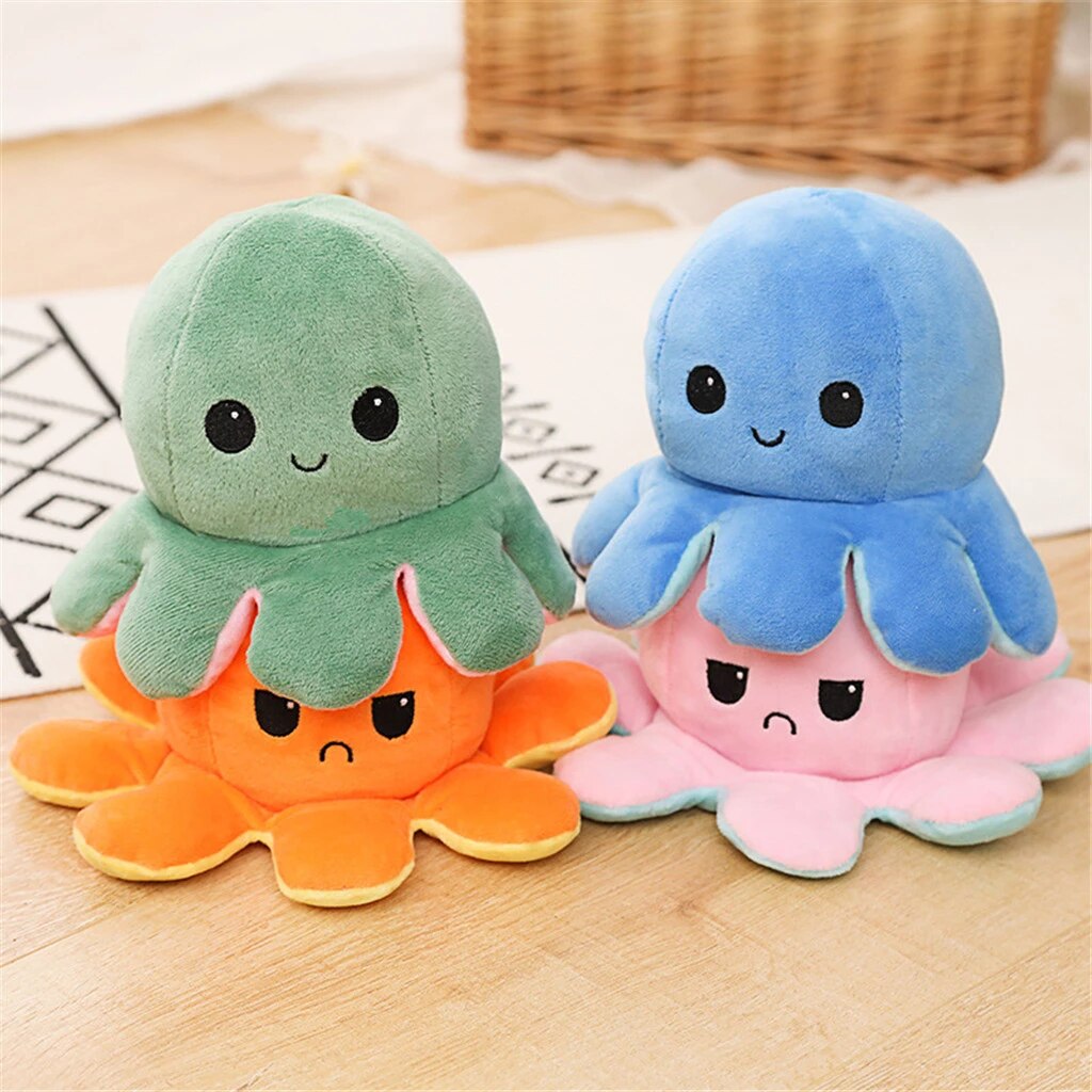 Mood changing octopus deals plush