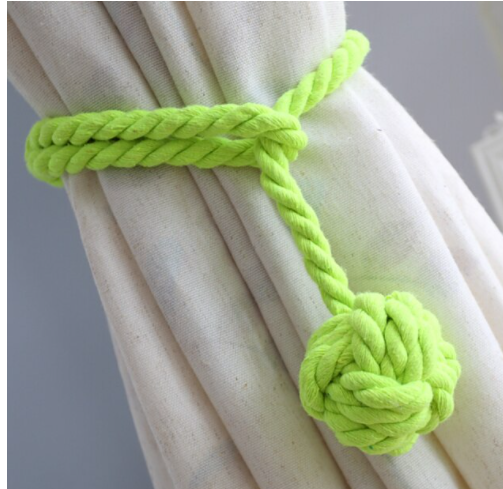 Wool ball Curtain Tie-back