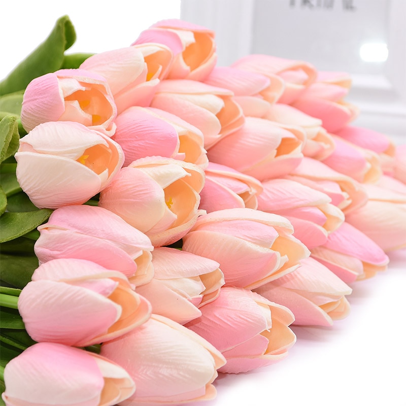 10/Pcs Artificial Tulips Flowers