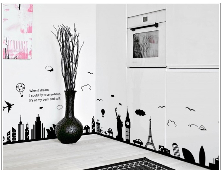 City landscape Wall Stickers available on Light Trybe Nigeria