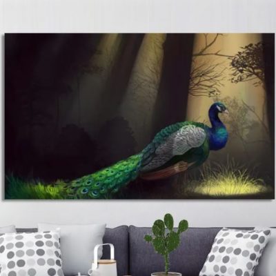 peacock wall art décor