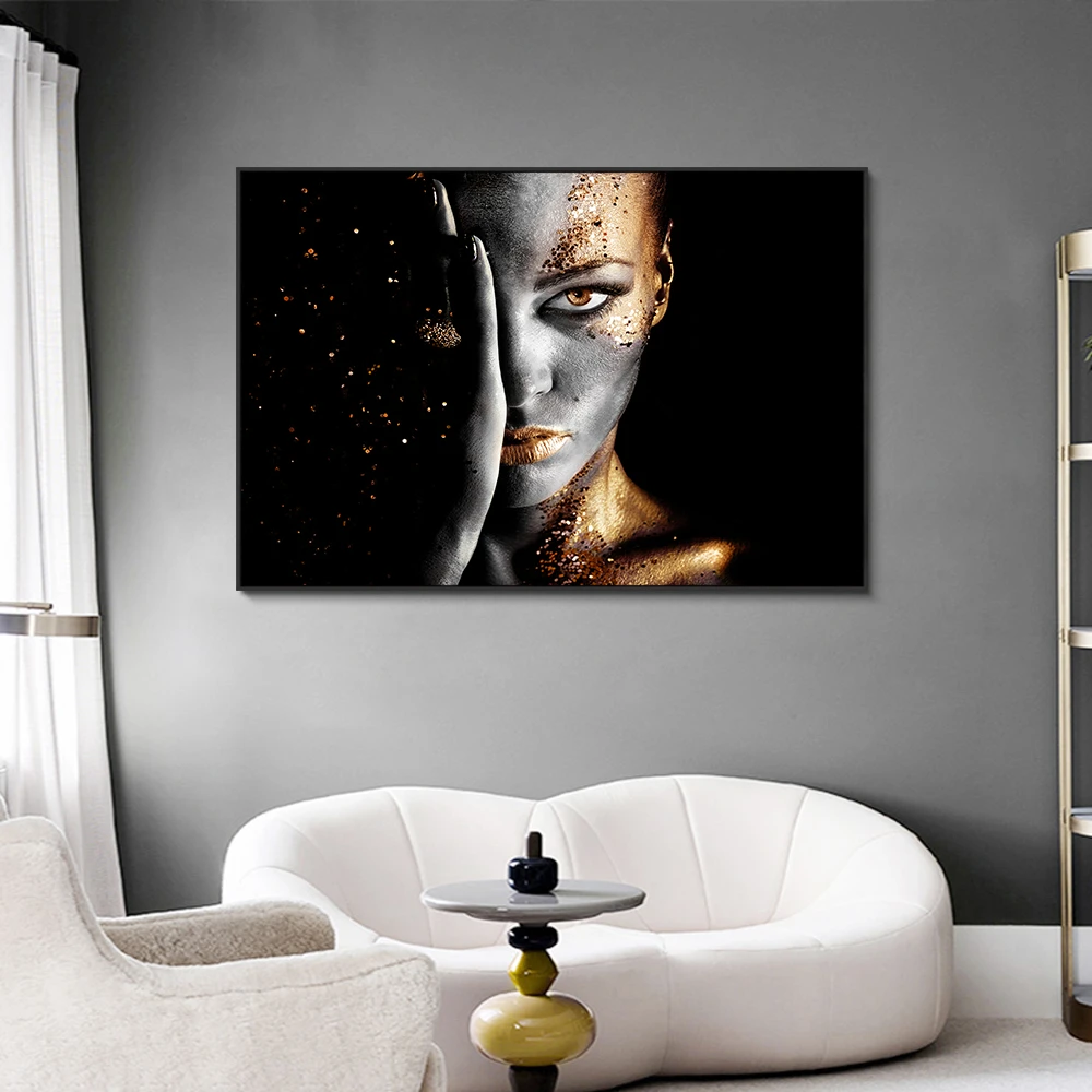 Golden Girl Portrait Wall Art product image