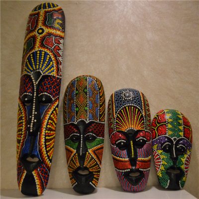 thai handmade wall wooden mask