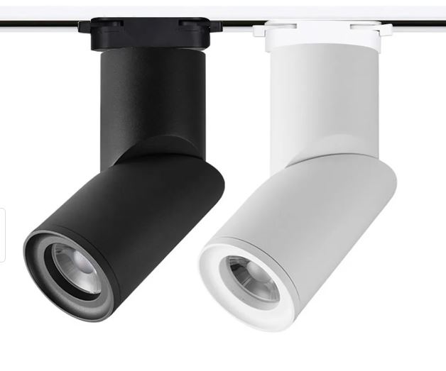 Anti-Glare 360 Adjustable Track Light black and white