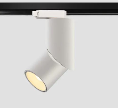 white Anti-Glare 360 Adjustable Track Light
