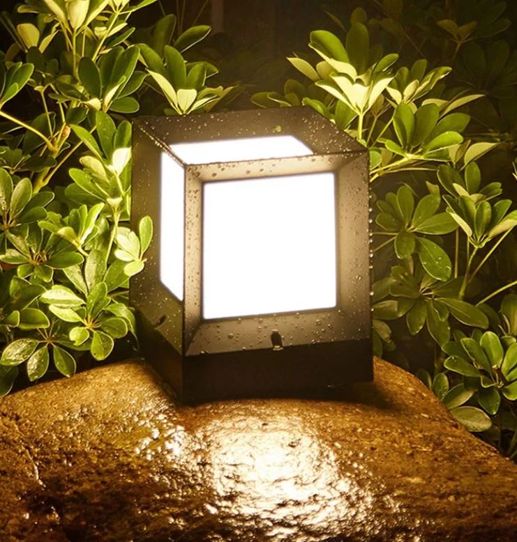 waterproof Square Solar Gate Lamp