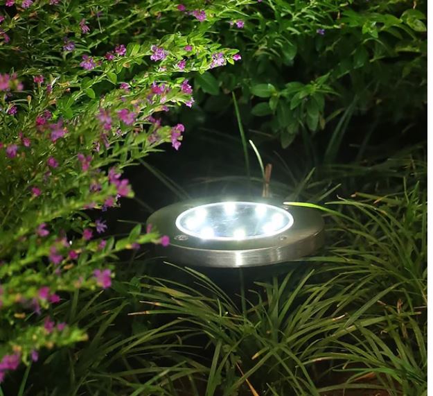 LED Solar Ground Lights For Lawn modern Pathway white