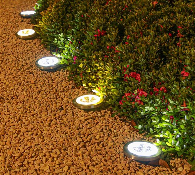LED Solar Ground Lights For Lawn modern Pathway
