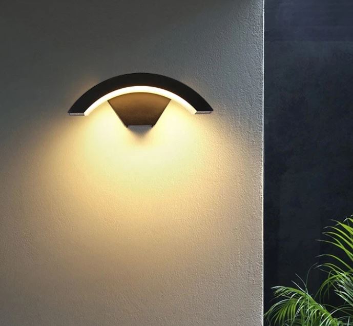 Arch Modern LED Wall Lamp on display