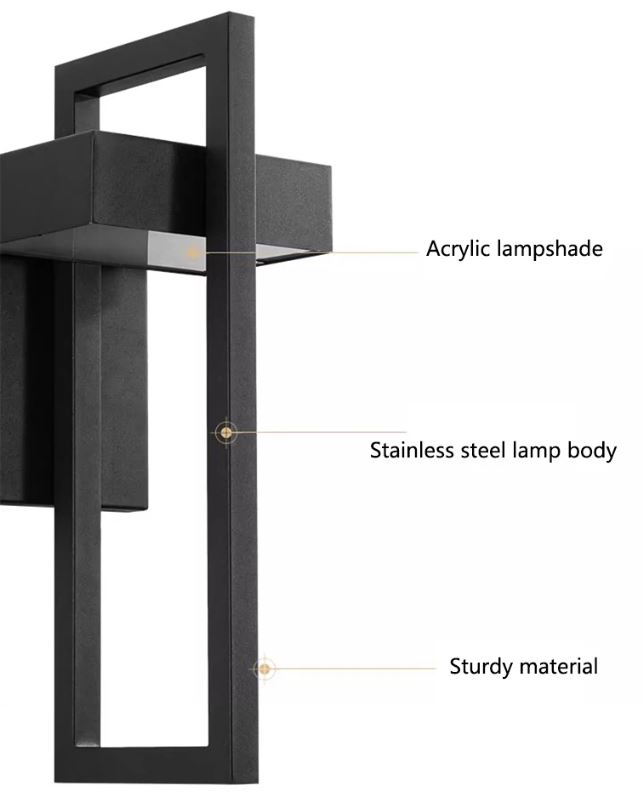 Black Contemporary Outdoor Wall brackets