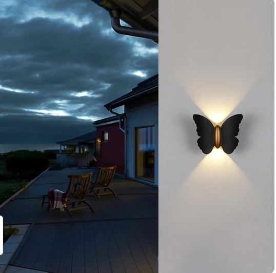 Butterfly Waterproof Wall Lamp