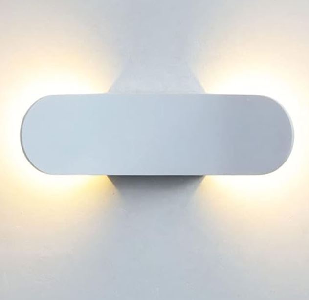 Clip Shape Indoor and Outdoor Wall Light white