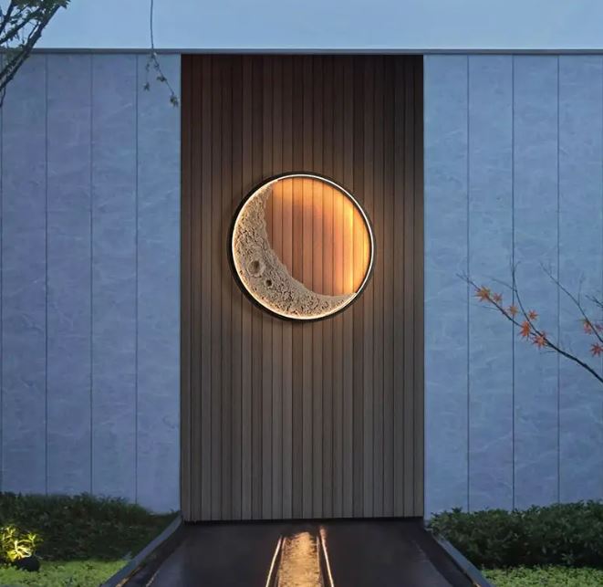 Crescent Moon LED Wall Light