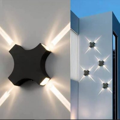 Cross Star Waterproof Wall Lamp