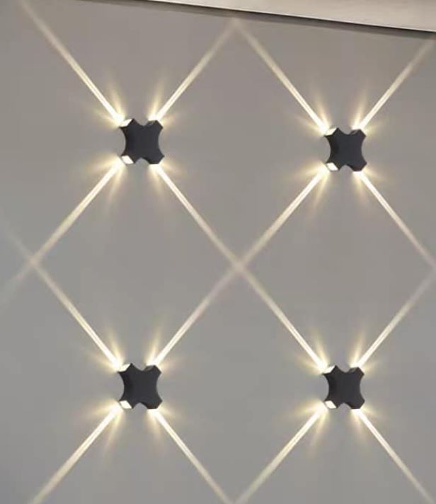 Cross Star Waterproof Wall Light