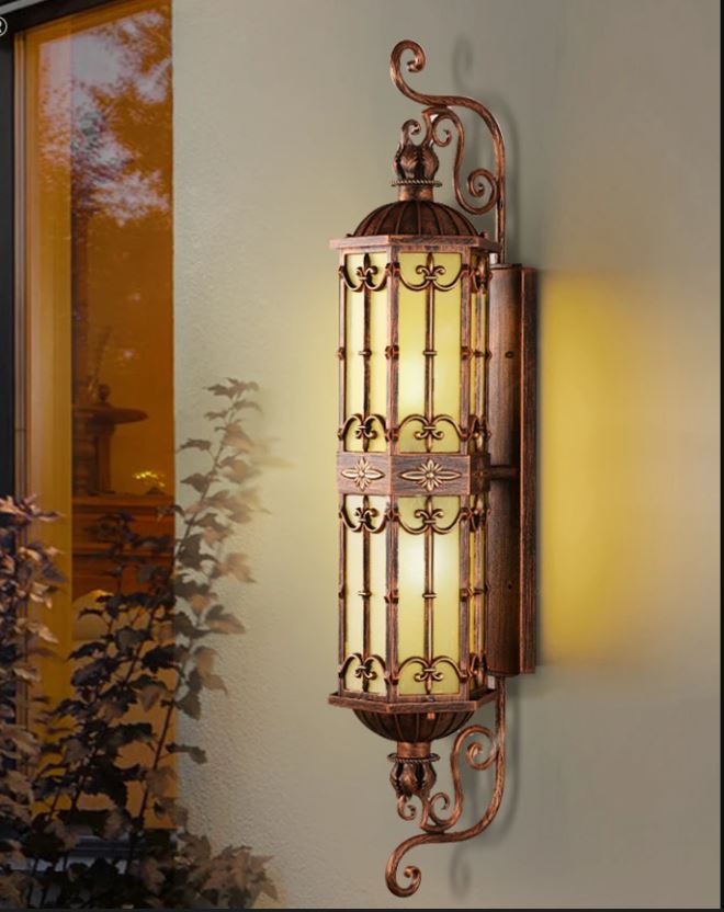 Rare Luxury Antique Retro Wall Lamp