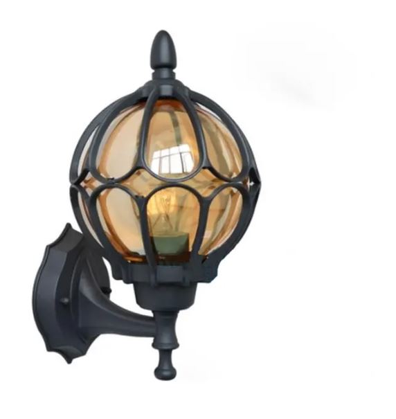 Retro European Outdoor Wall Lamp black