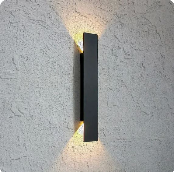 Sleek Modern LED Wall Lamp black