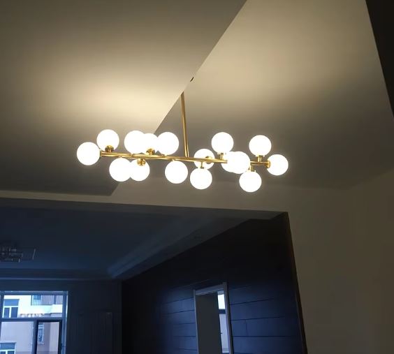 16 Bubble Glass Chandelier Light