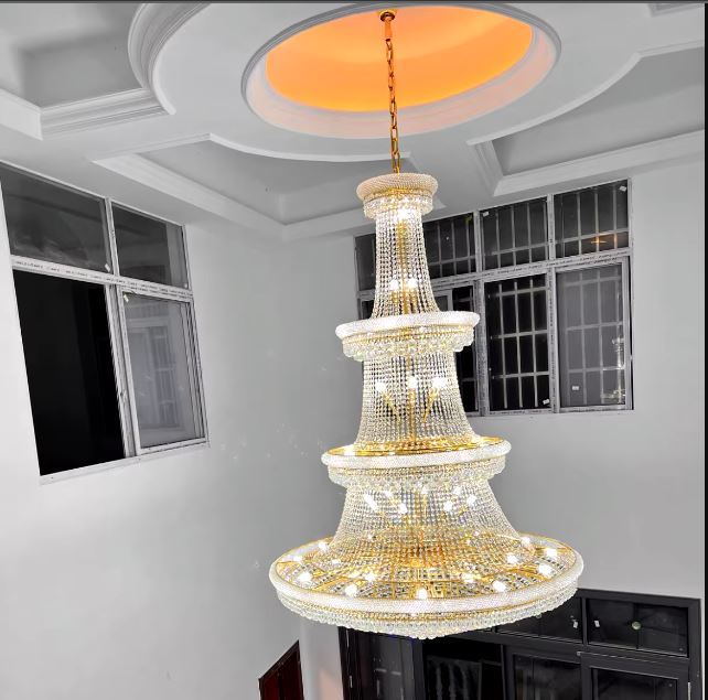 Chrome Crystal Luxury Chandelier Light