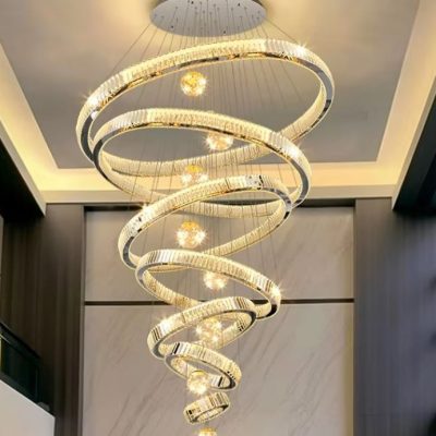 High Ceiling Modern Luxury Chandelier Light