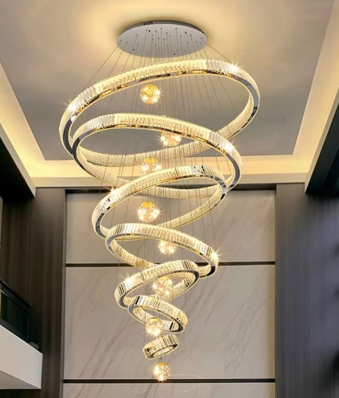 High Ceiling Modern Luxury Chandelier Light