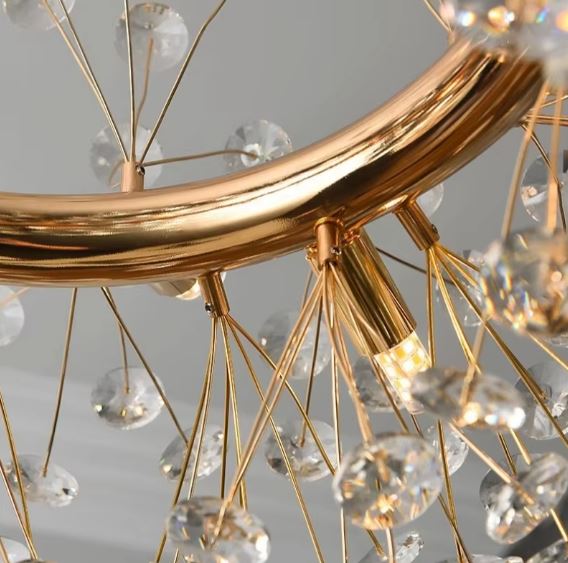 Luxury Crystal Dandelion Chandelier detailss