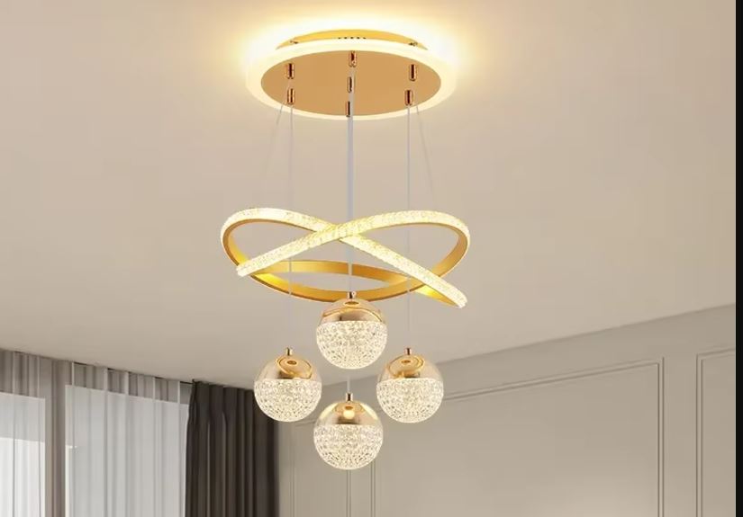 Affordable Crystal Pendant Chandelier gold