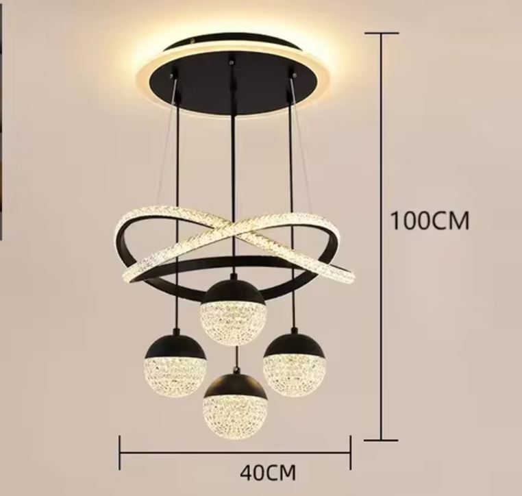 Affordable Crystal Pendant Chandelier size