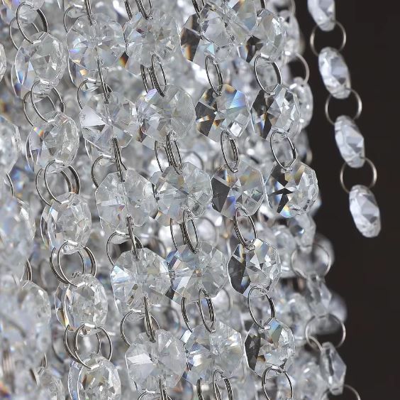 Beaded Crystal Luxury Chandelier details