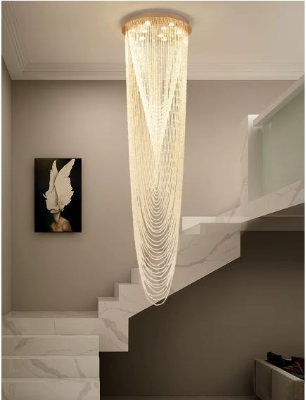 Cowl Beaded Crystal Luxury Chandelier Light Trybe