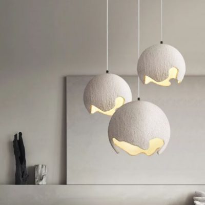 Cracked Egg Wabi Sabi Design Chandelier