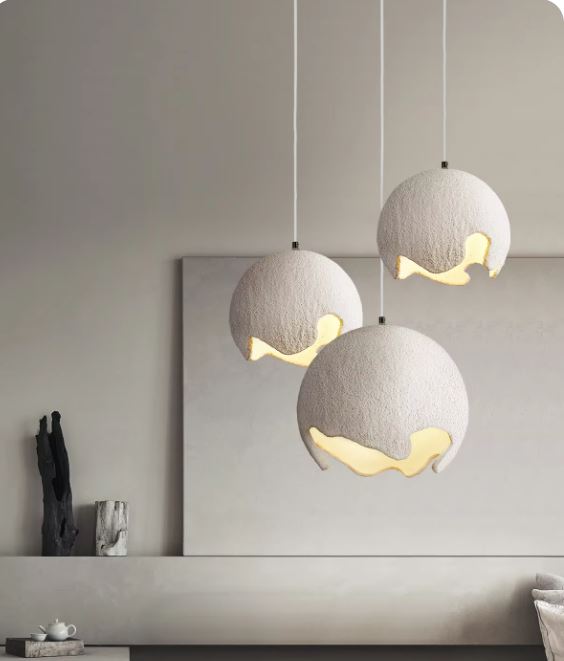 Cracked Egg Wabi Sabi Design Chandelier