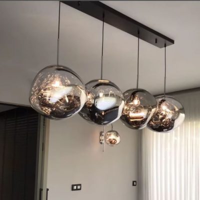 4 Set Lava Pendant Chandelier