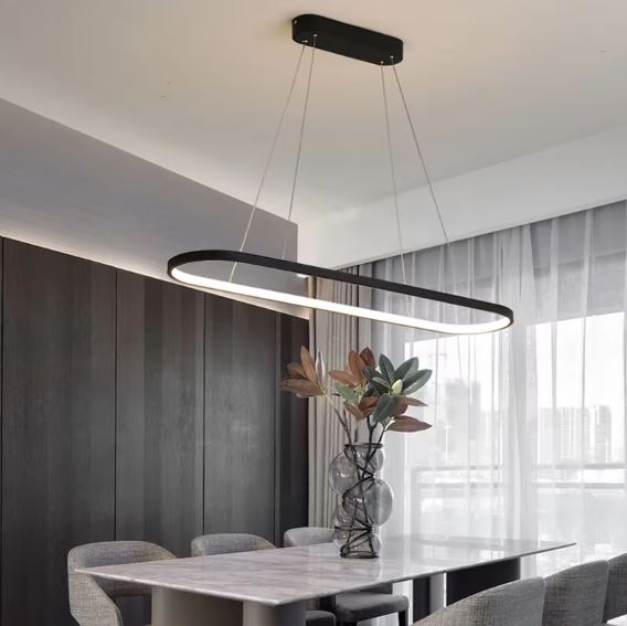 Minimalist Adjustable Pendant Chandelier