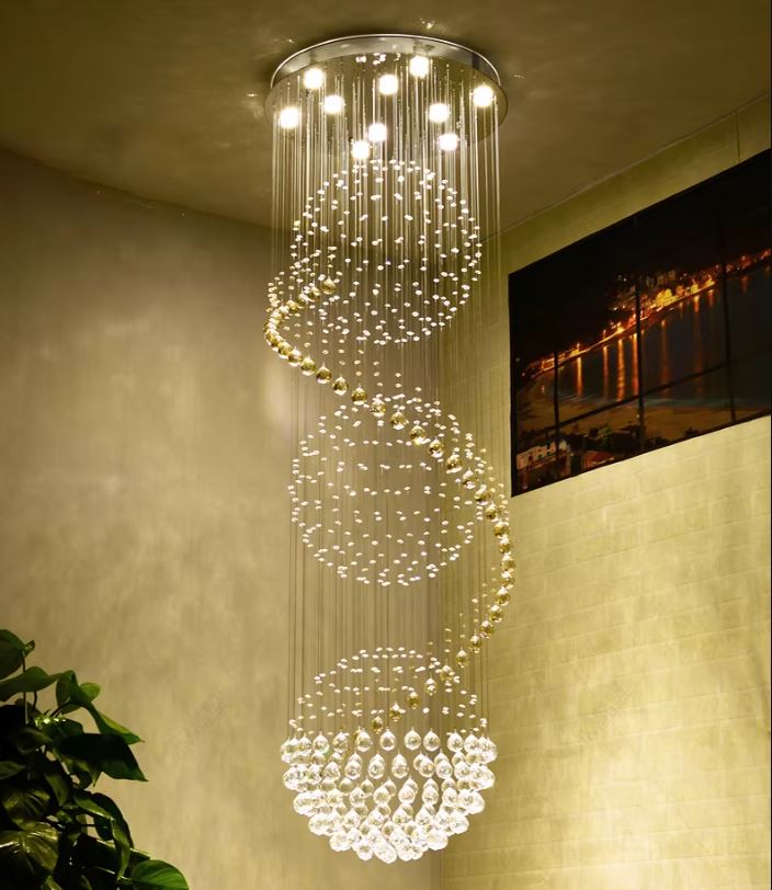 3 Layers Rain Chandelier