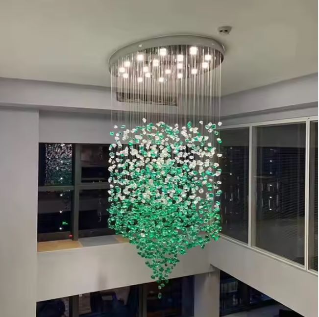 Emerald Stone Luxury Chandelier light