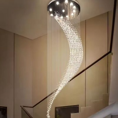 Ethereal Swirl Luxury Chandelier Light