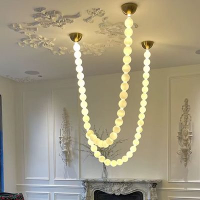 French Pearl Necklace Luxury Chandelier