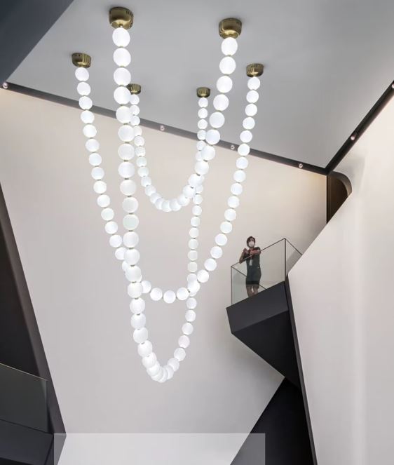 French Pearl Necklace Luxury Chandelier light