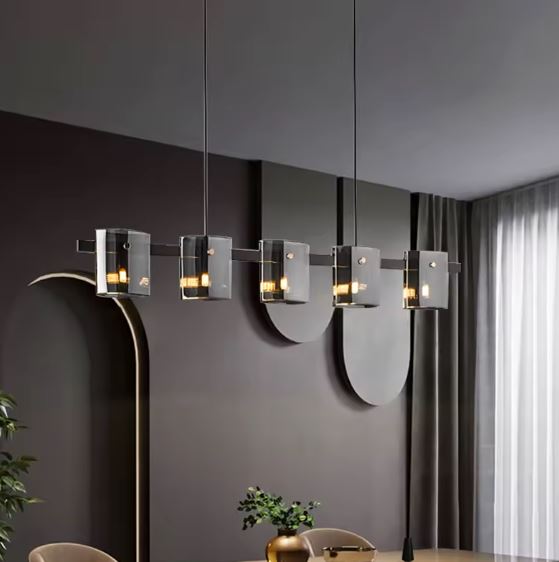 Smoky Chandelier Dining Light 5