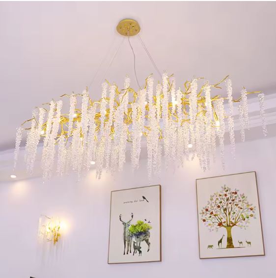 Icicle Crystal Luxury Chandelier light