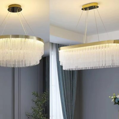 Twisted Crystal Luxury Chandelier Light