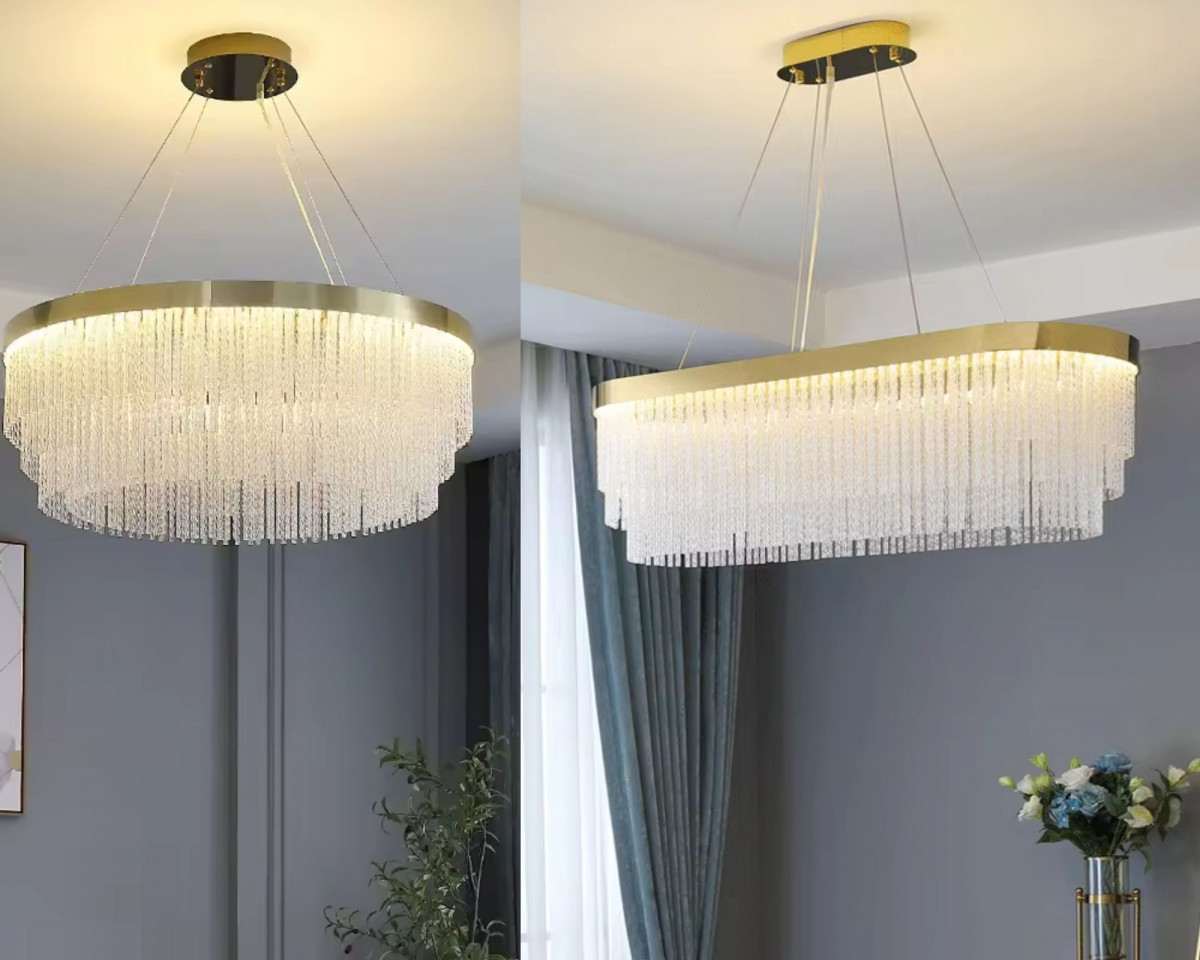 Twisted Crystal Luxury Chandelier Light